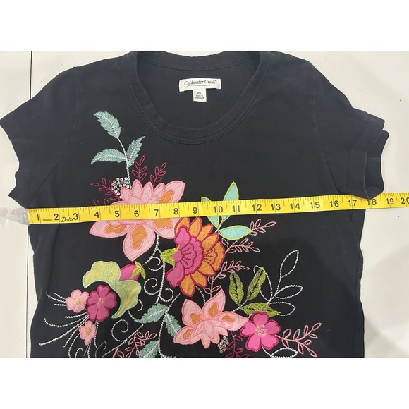 Coldwater Creek 90s Knit Top Y2K Whimsigoth Fairy Grunge Phoebe Artsy Size PS - Picture 9 of 10